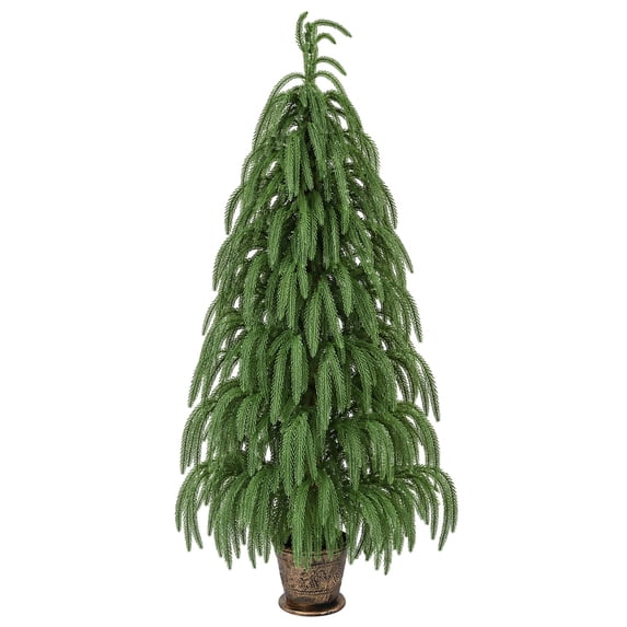 Yastouay 2FT Artificial Christmas Trees 1Pcs Fake plants for Xmas Decor Indoor Outdoor