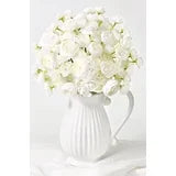 Yastouay Ranunculus Artificial Flowers,18 Pcs Faux Silk Mini Ranunculus,Pink Flowers Wedding Bouquet for Table Centerpieces Arrangement