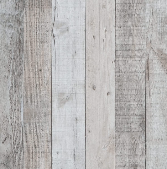 Caltero Grey Wood Peel and Stick Wallpaper 17.72" x 118", Self Adhesive Wallpaper, Wood Plank Removable Contact Paper