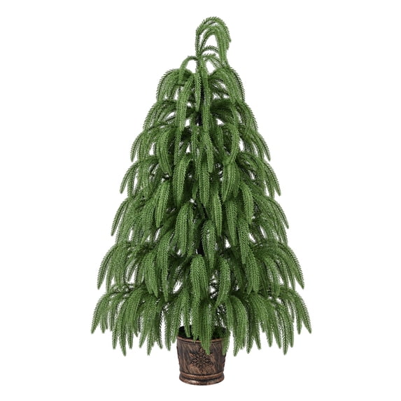 Yastouay 2FT Artificial Christmas Trees 1Pcs Fake plants for Xmas Decor Indoor Outdoor