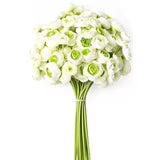 Yastouay Ranunculus Artificial Flowers,18 Pcs Faux Silk Mini Ranunculus,Pink Flowers Wedding Bouquet for Table Centerpieces Arrangement