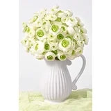 Yastouay Ranunculus Artificial Flowers,18 Pcs Faux Silk Mini Ranunculus,Pink Flowers Wedding Bouquet for Table Centerpieces Arrangement